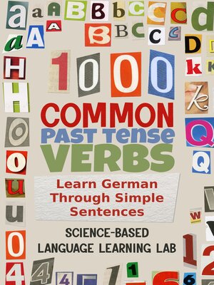 cover image of 1000 Common Past Tense Verbs: German